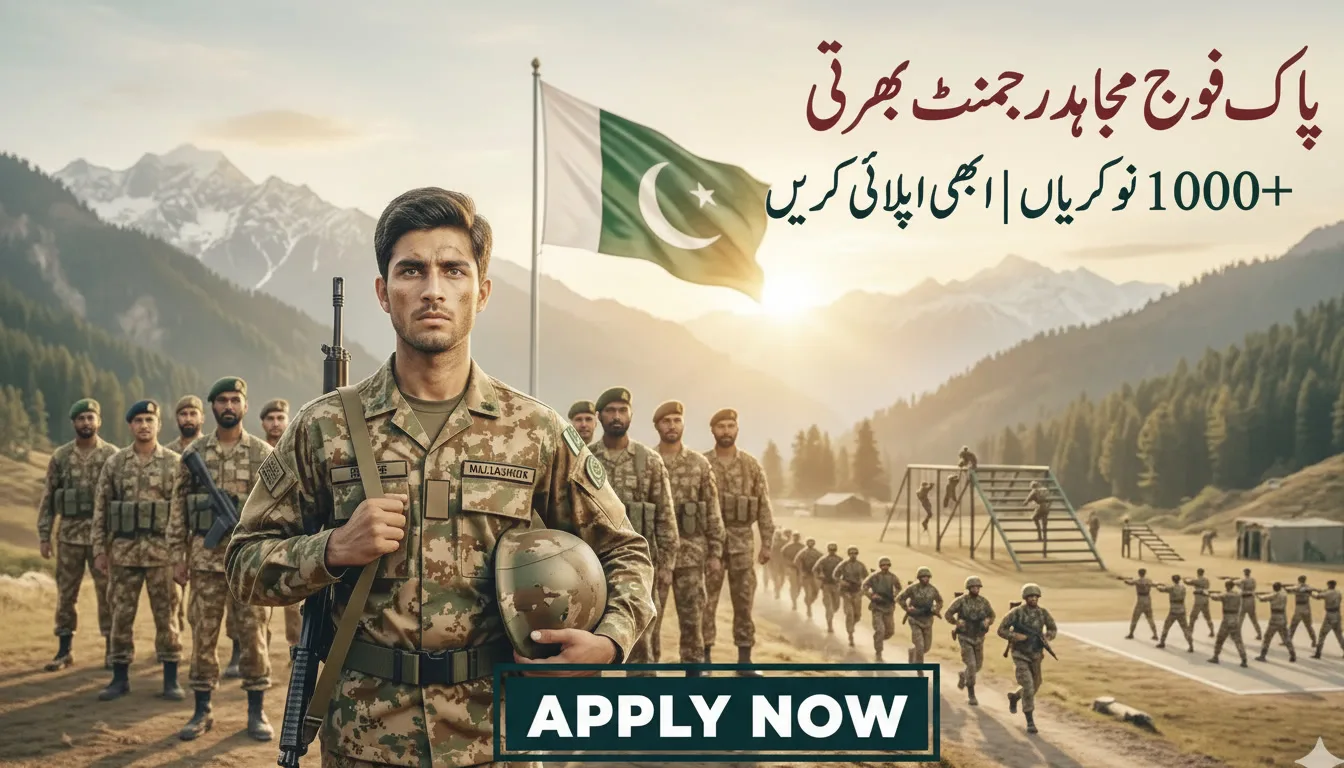 Pakistan Army Mujahid Regiment Jobs 2026
