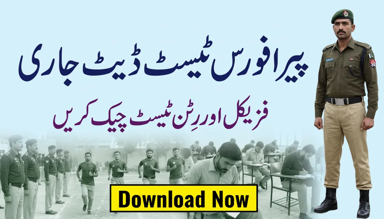 PERA Jobs Roll No Slip 2026 Written Test Dates